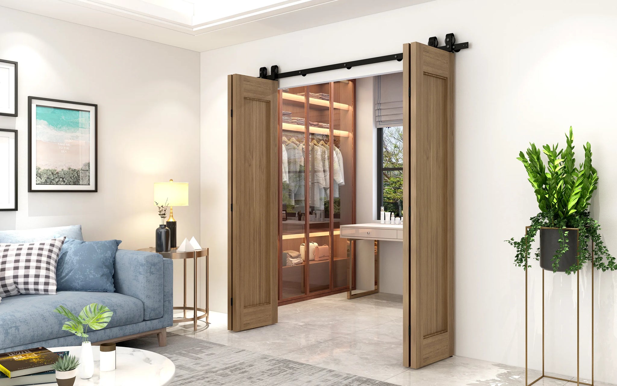 Kit puerta plegable